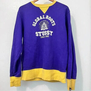 Vintage Stussy Global Roots Men’s pullover sweatshirt “Sample piece” Sz‎ L